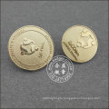 Silver Round Lapel Pin, Organizational Badge (GZHY-LP-018)